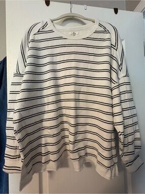 Maurices White Ribbed Tank Top
